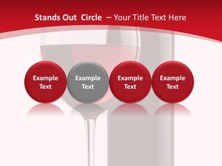 Alcohol Crystal Glass PowerPoint Template