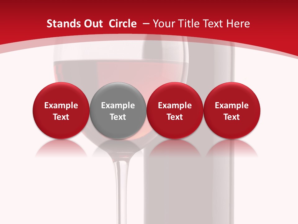 Alcohol Crystal Glass PowerPoint Template