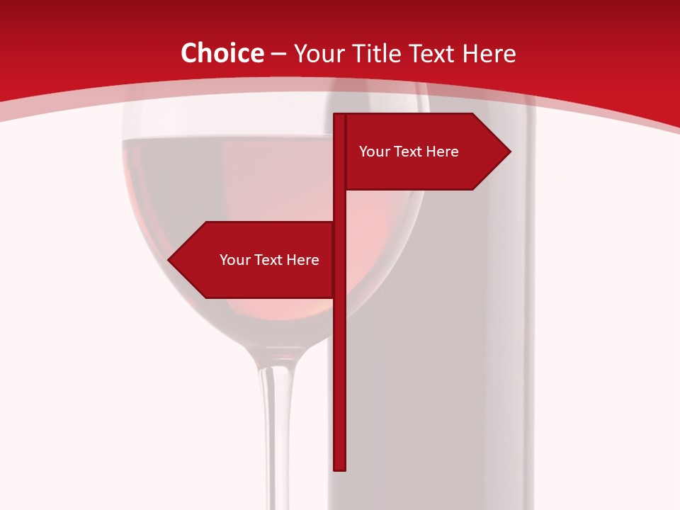 Alcohol Crystal Glass PowerPoint Template