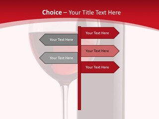 Alcohol Crystal Glass PowerPoint Template