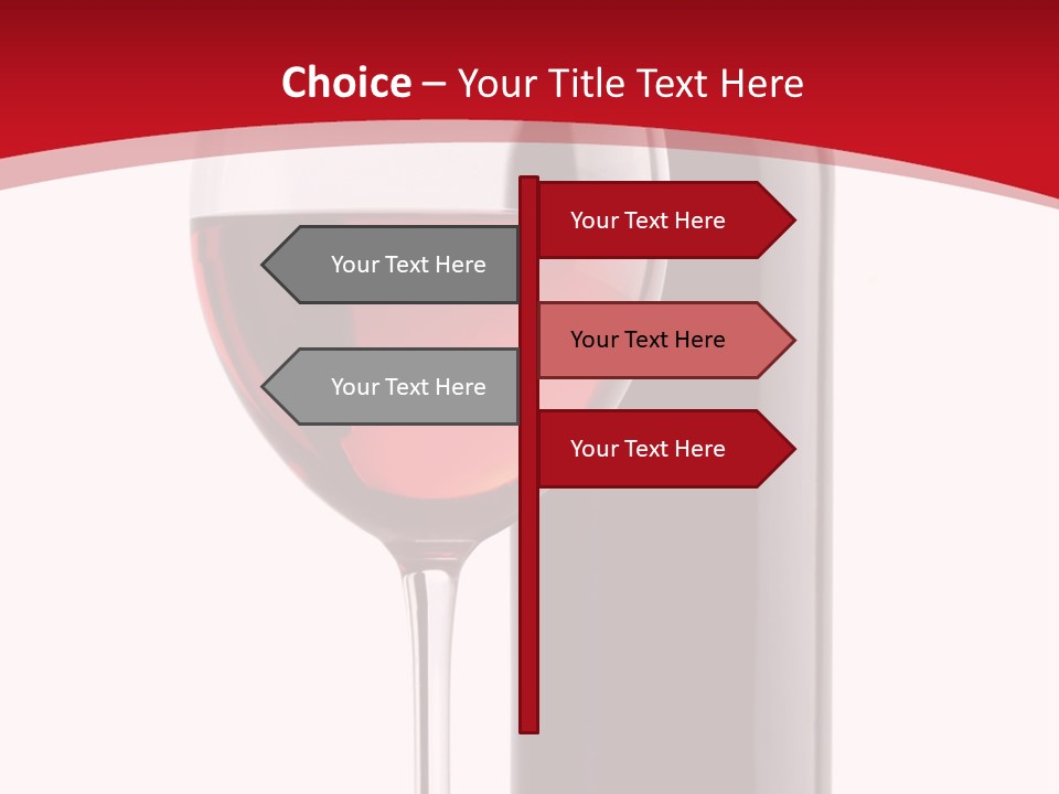 Alcohol Crystal Glass PowerPoint Template