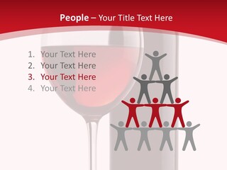 Alcohol Crystal Glass PowerPoint Template
