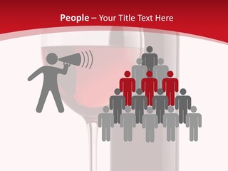 Alcohol Crystal Glass PowerPoint Template