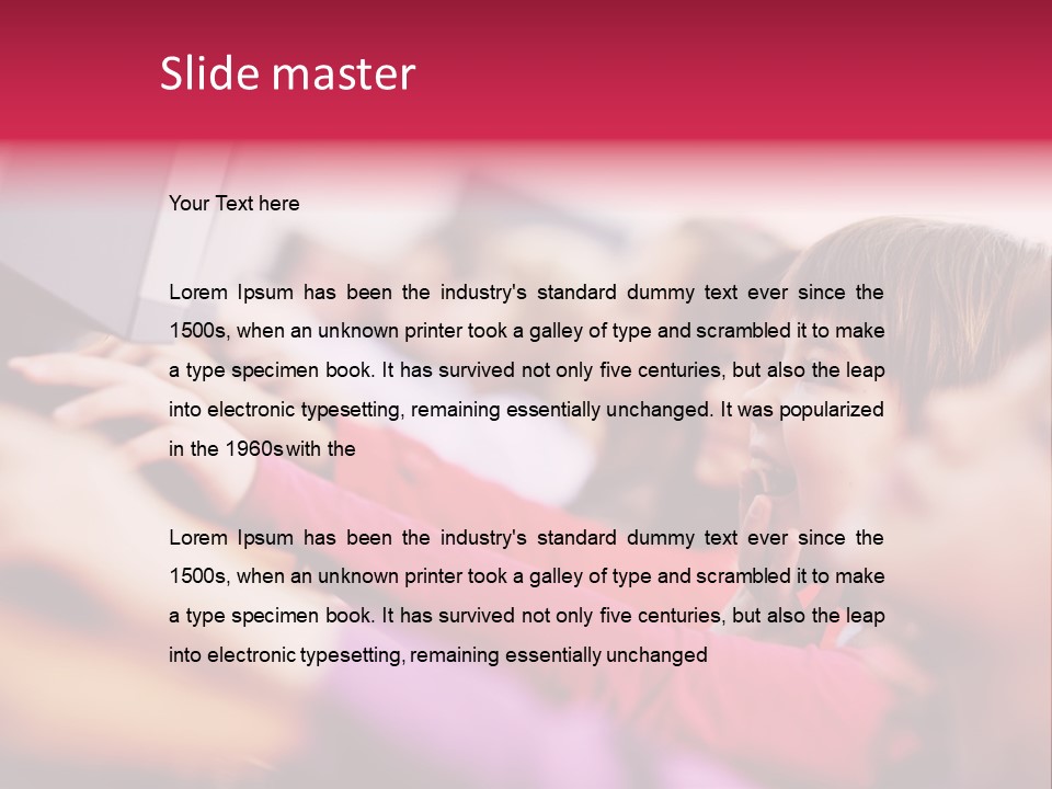 Fun Female Communication PowerPoint Template