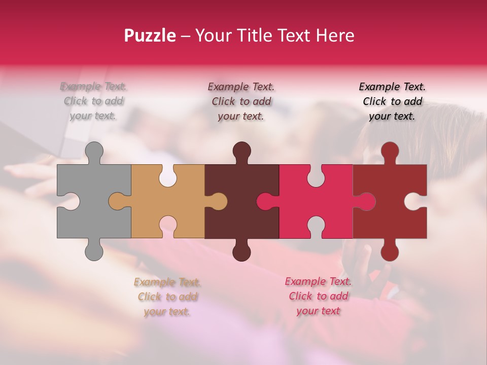 Fun Female Communication PowerPoint Template