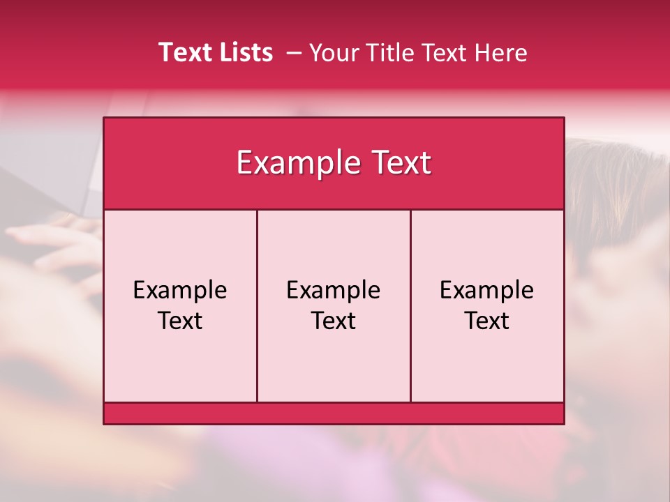 Fun Female Communication PowerPoint Template