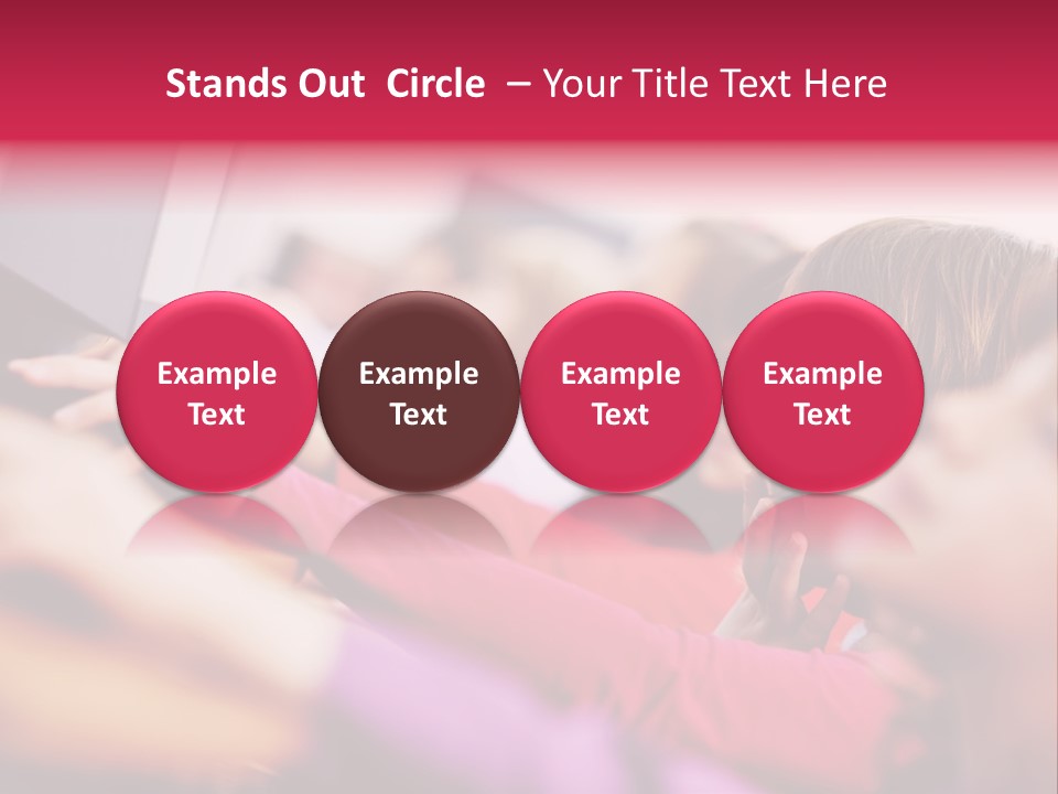 Fun Female Communication PowerPoint Template