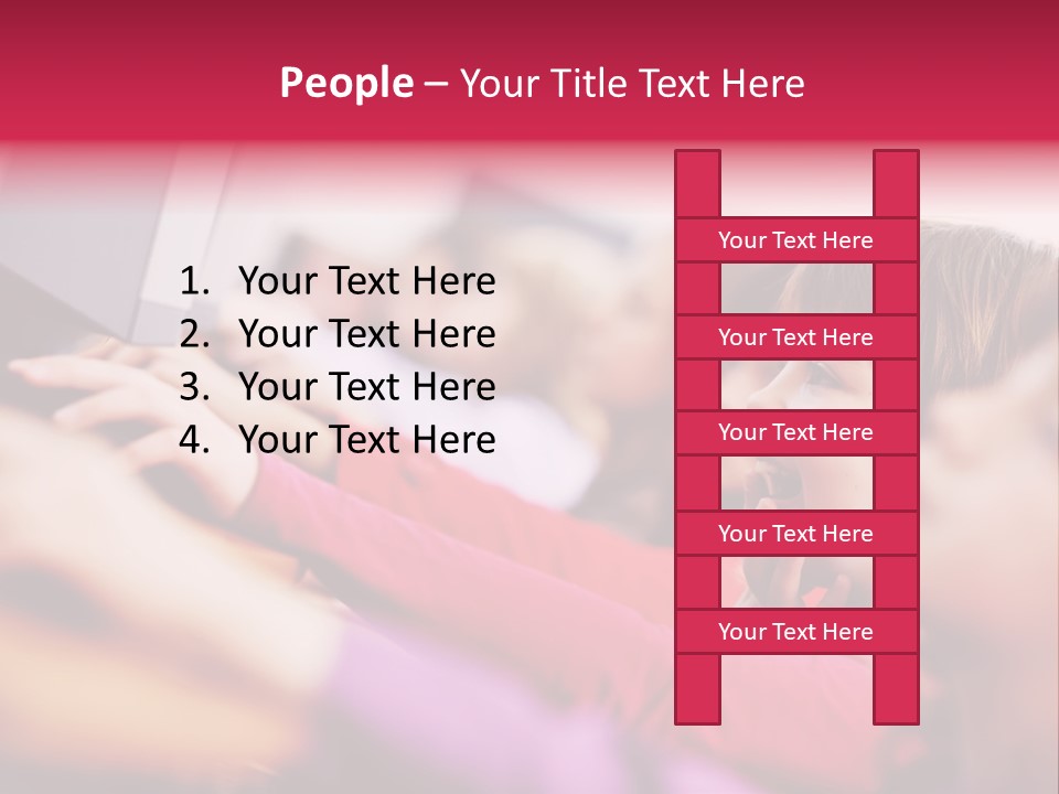 Fun Female Communication PowerPoint Template