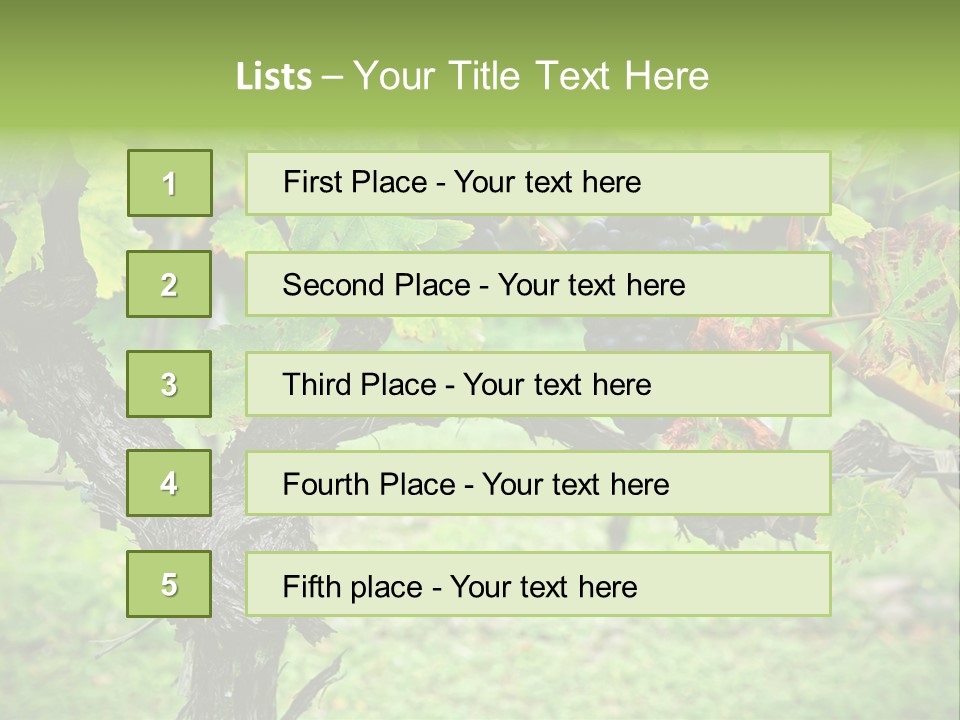Branch Plant Healthy PowerPoint Template