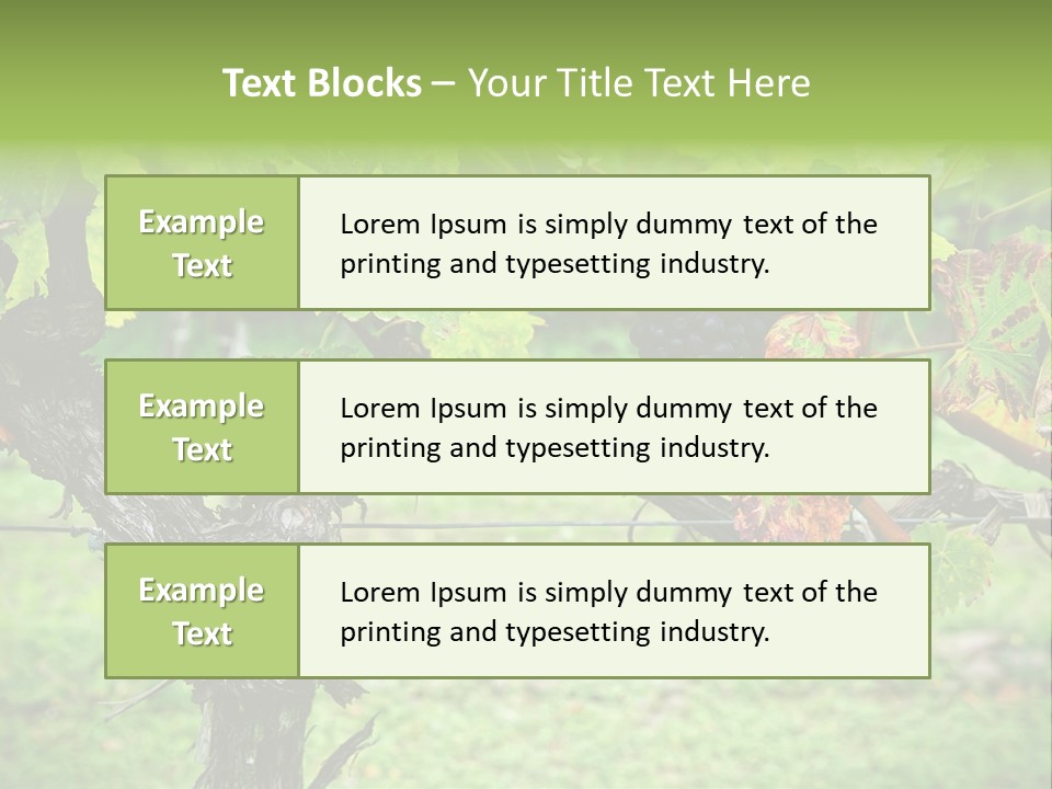 Branch Plant Healthy PowerPoint Template