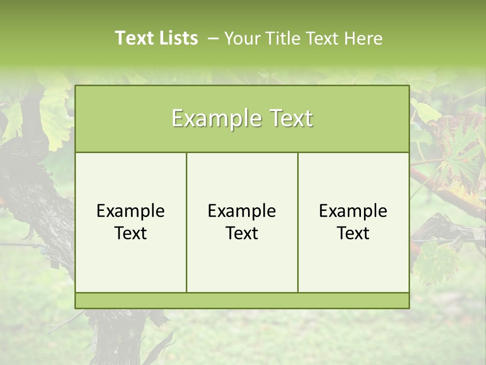 Branch Plant Healthy PowerPoint Template