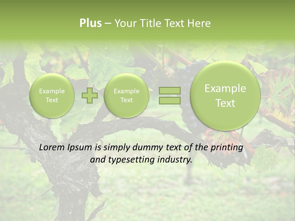 Branch Plant Healthy PowerPoint Template