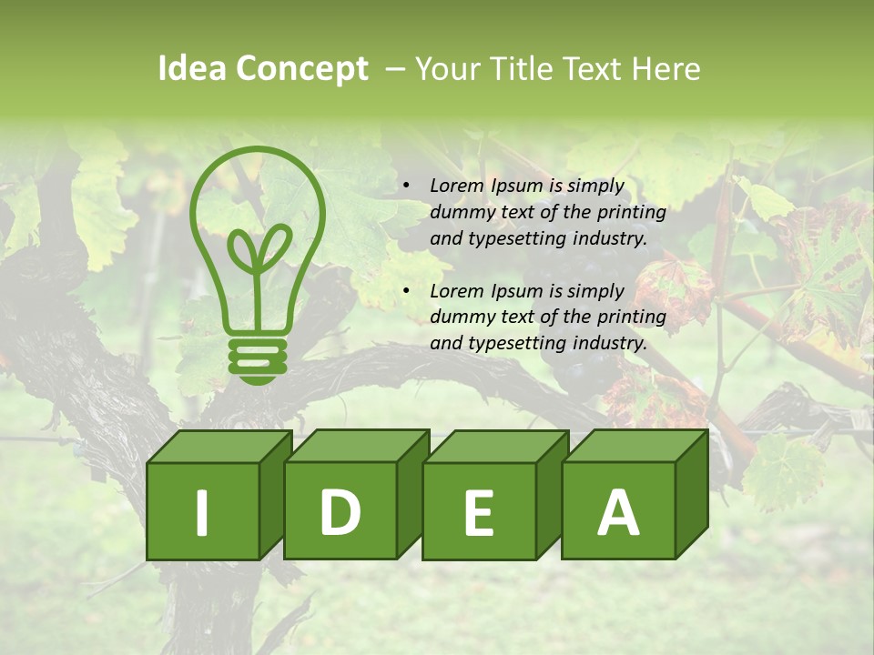 Branch Plant Healthy PowerPoint Template