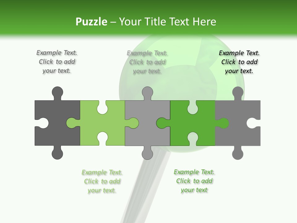 Attachment Element Illustration PowerPoint Template