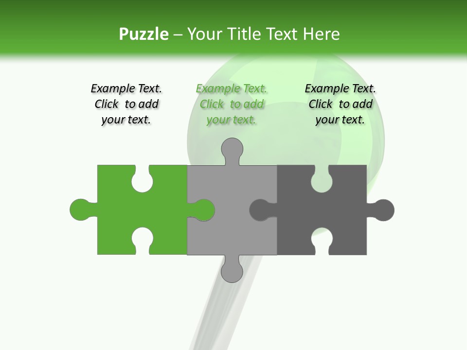 Attachment Element Illustration PowerPoint Template