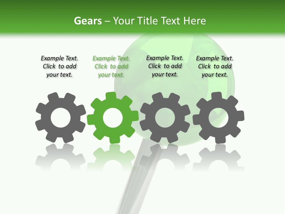 Attachment Element Illustration PowerPoint Template