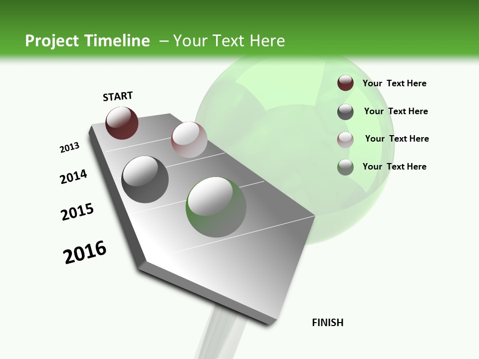 Attachment Element Illustration PowerPoint Template