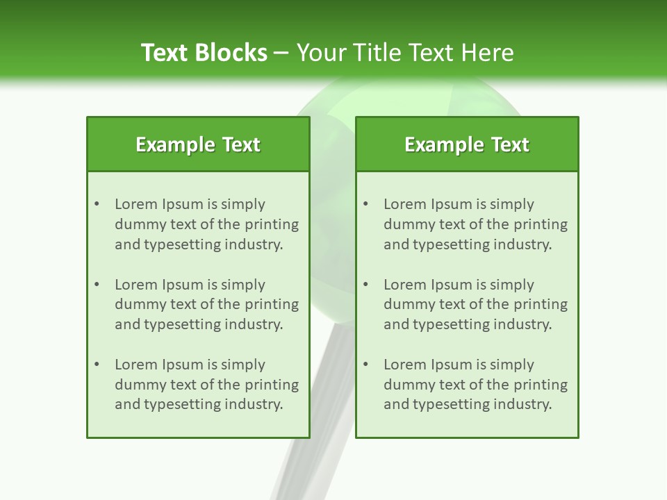 Attachment Element Illustration PowerPoint Template