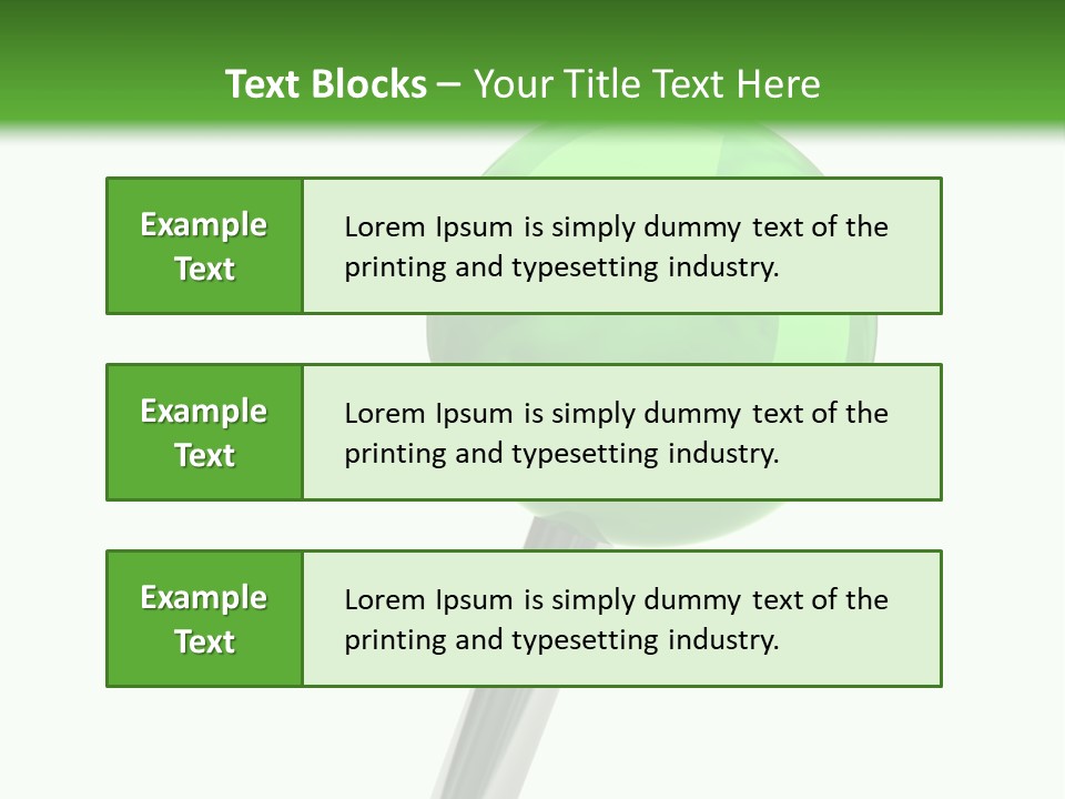Attachment Element Illustration PowerPoint Template