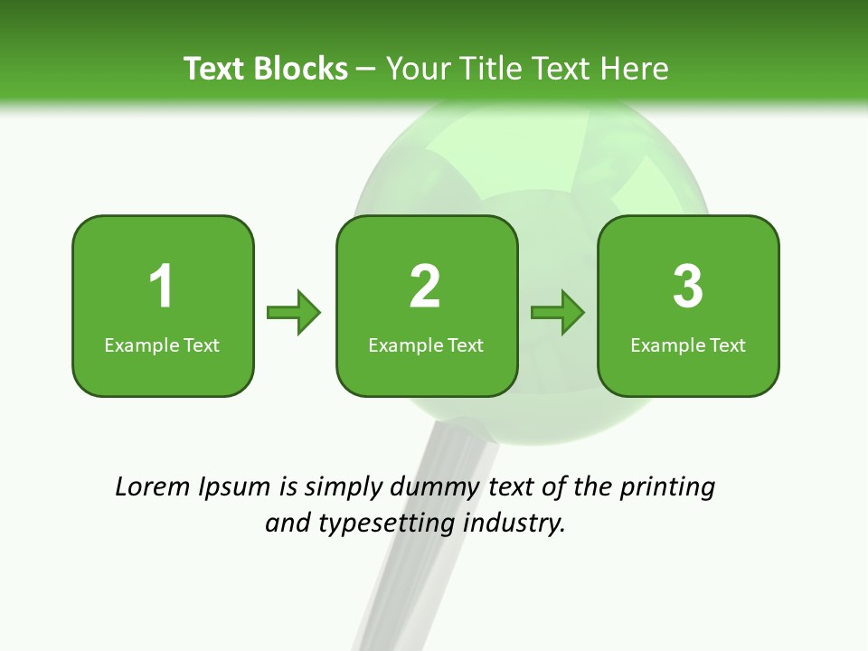 Attachment Element Illustration PowerPoint Template