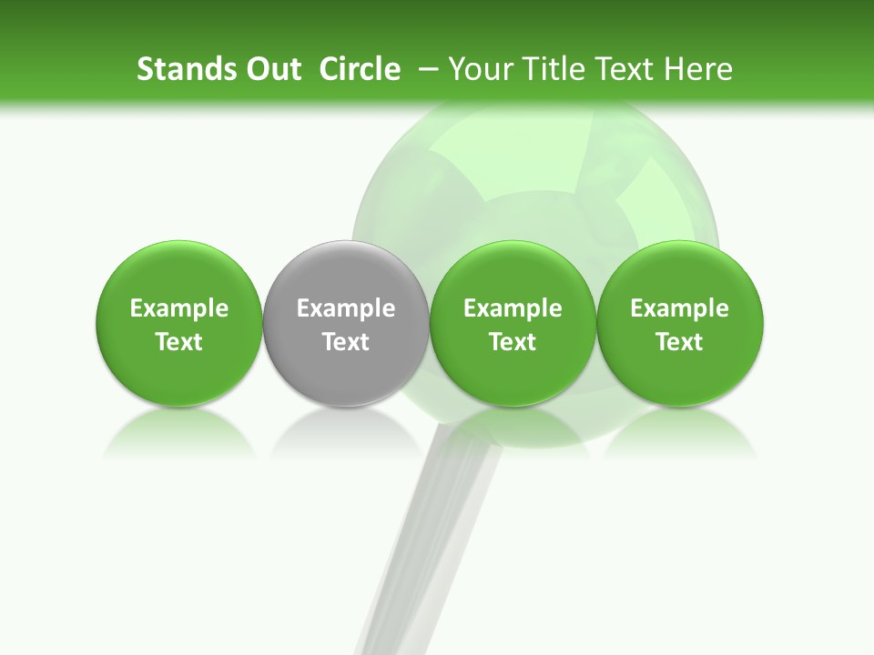 Attachment Element Illustration PowerPoint Template