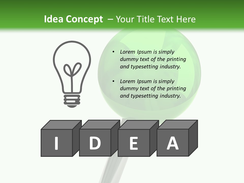Attachment Element Illustration PowerPoint Template