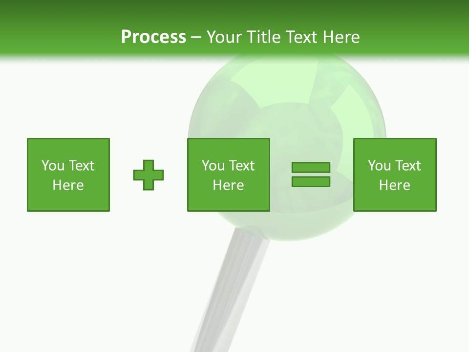 Attachment Element Illustration PowerPoint Template
