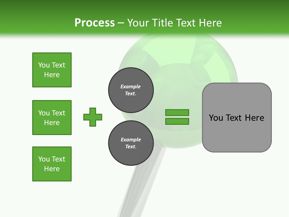 Attachment Element Illustration PowerPoint Template