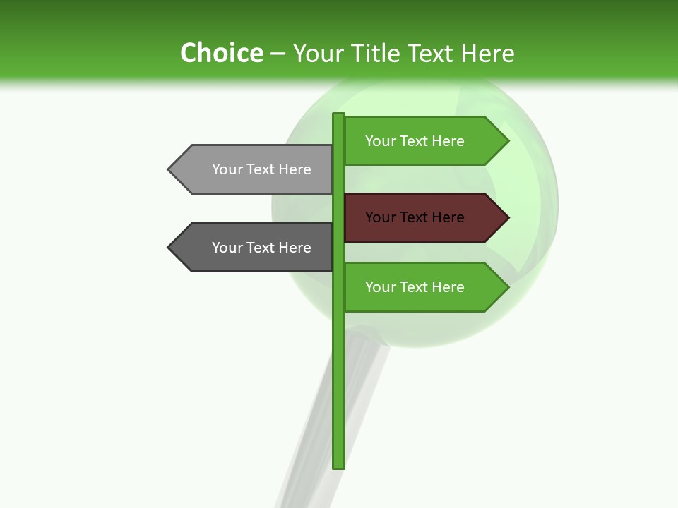 Attachment Element Illustration PowerPoint Template