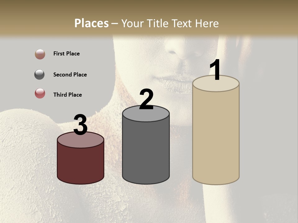 Hairstyle Girl Body PowerPoint Template