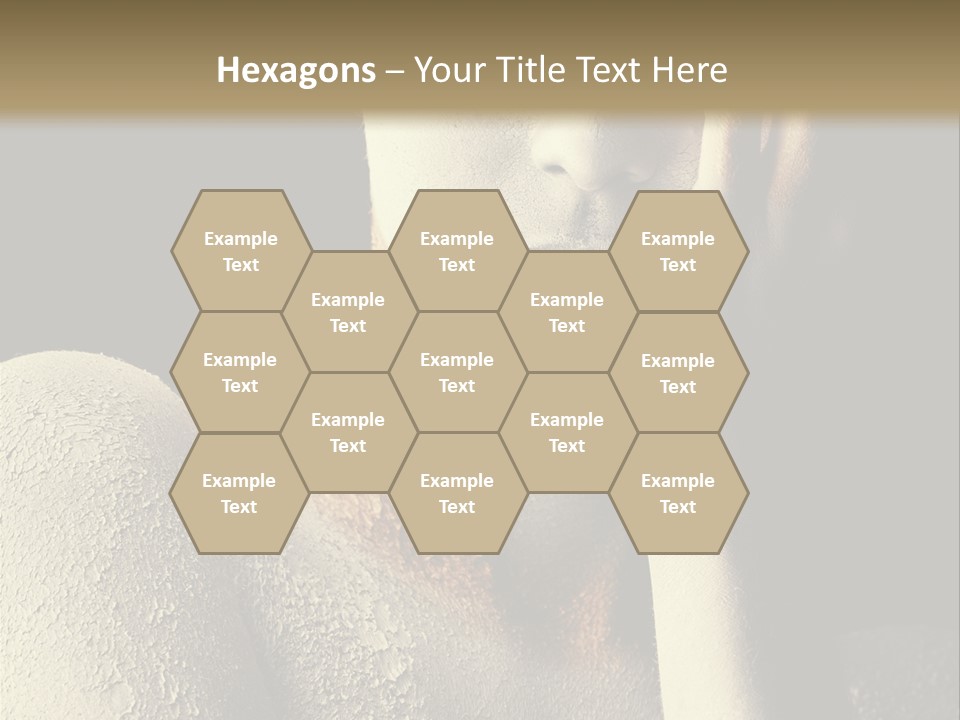 Hairstyle Girl Body PowerPoint Template