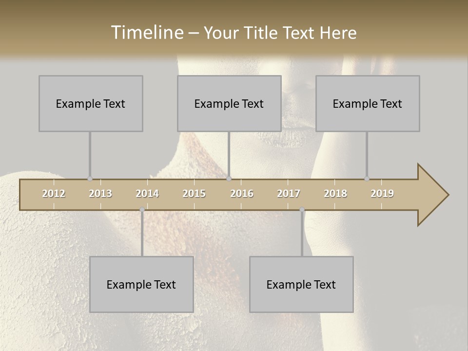 Hairstyle Girl Body PowerPoint Template