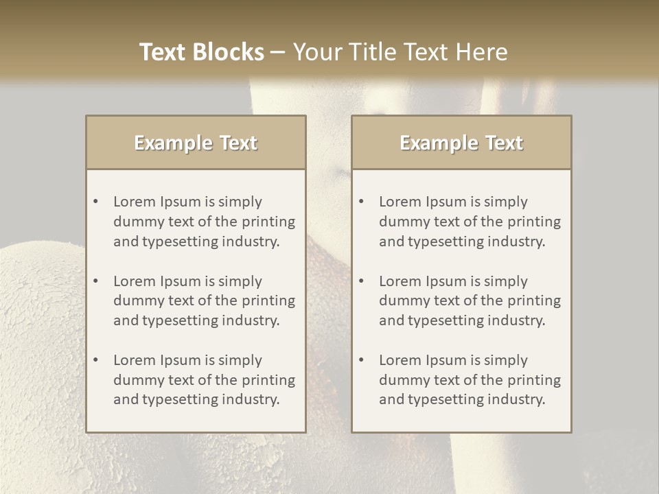 Hairstyle Girl Body PowerPoint Template