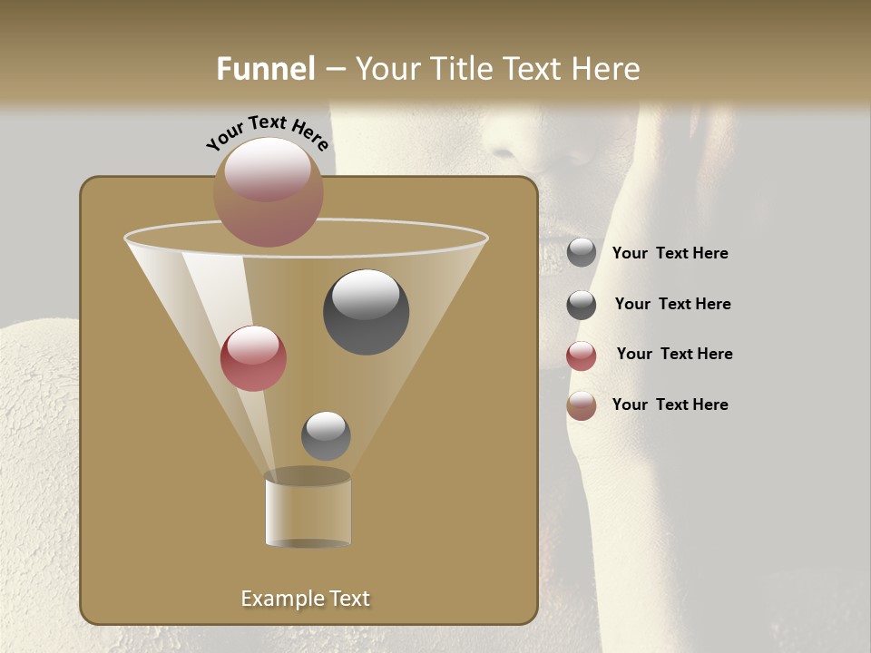 Hairstyle Girl Body PowerPoint Template