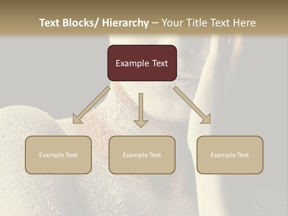 Hairstyle Girl Body PowerPoint Template