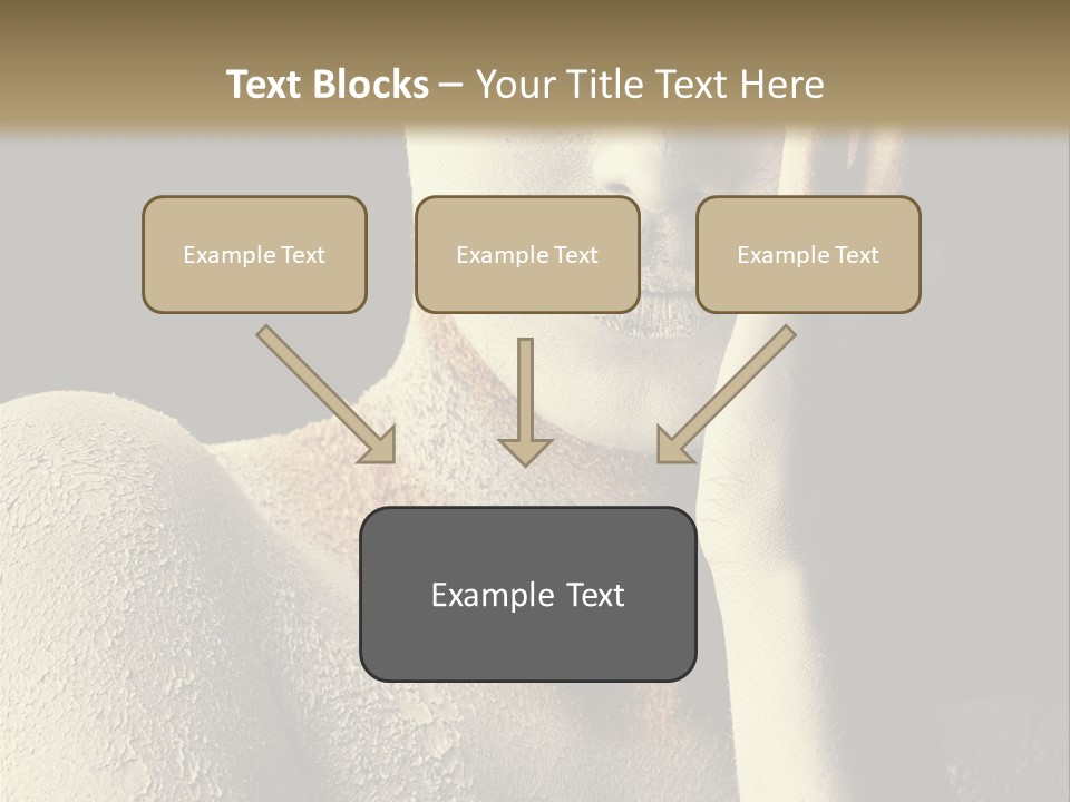 Hairstyle Girl Body PowerPoint Template