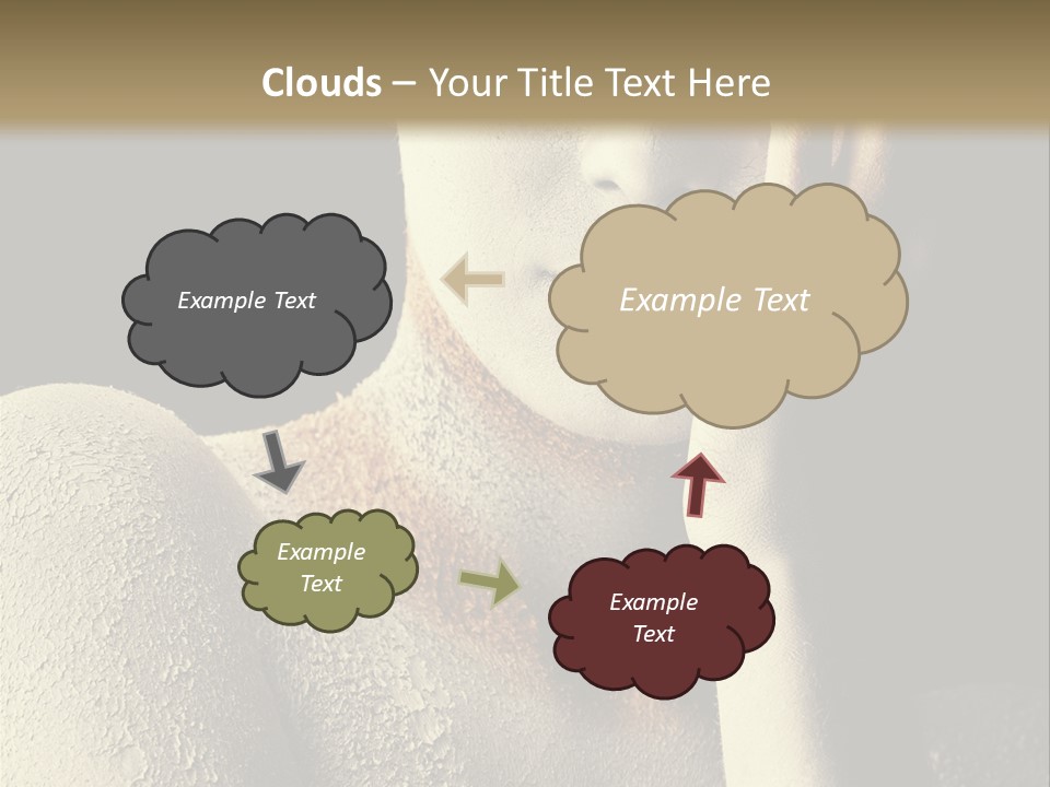 Hairstyle Girl Body PowerPoint Template