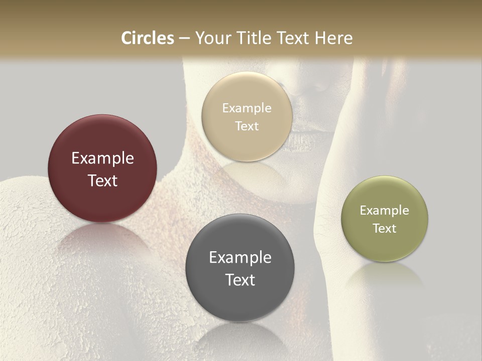 Hairstyle Girl Body PowerPoint Template