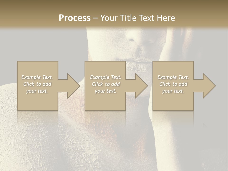 Hairstyle Girl Body PowerPoint Template