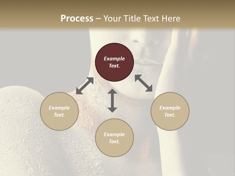 Hairstyle Girl Body PowerPoint Template