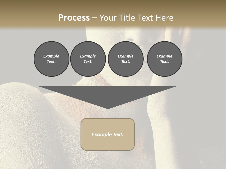 Hairstyle Girl Body PowerPoint Template