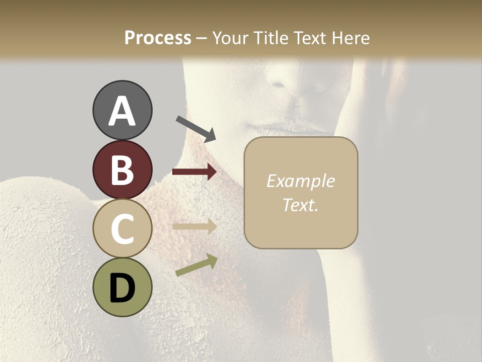 Hairstyle Girl Body PowerPoint Template