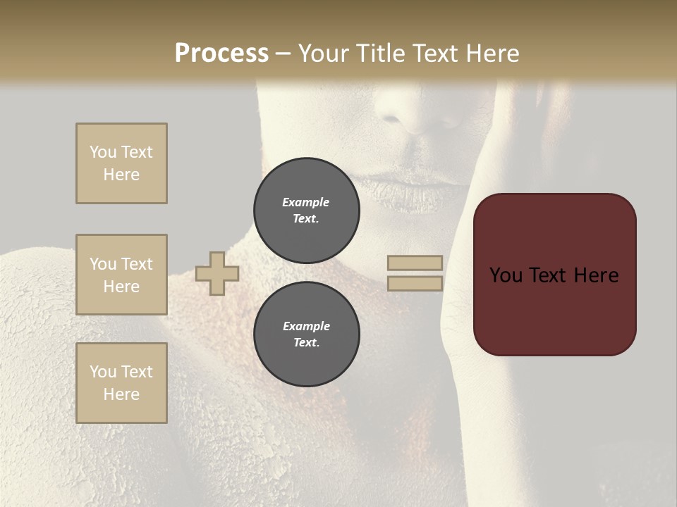 Hairstyle Girl Body PowerPoint Template