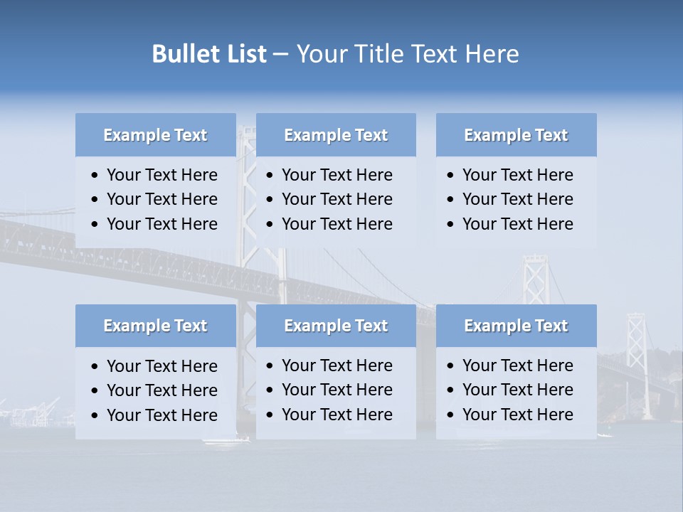 Pacific Ocean Oakland Bay PowerPoint Template