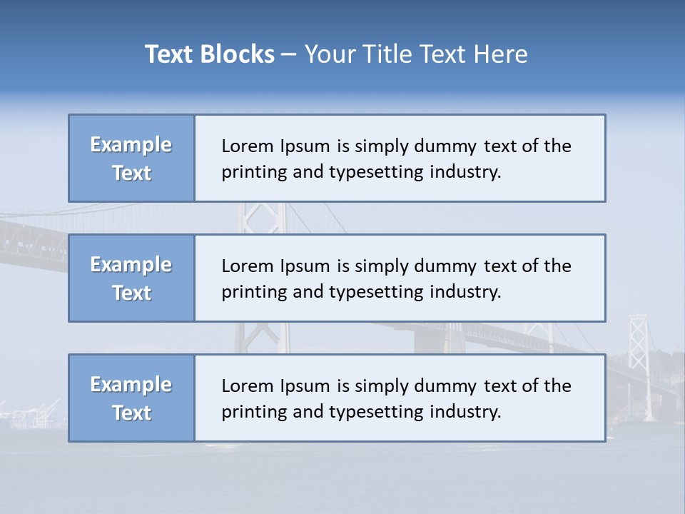 Pacific Ocean Oakland Bay PowerPoint Template