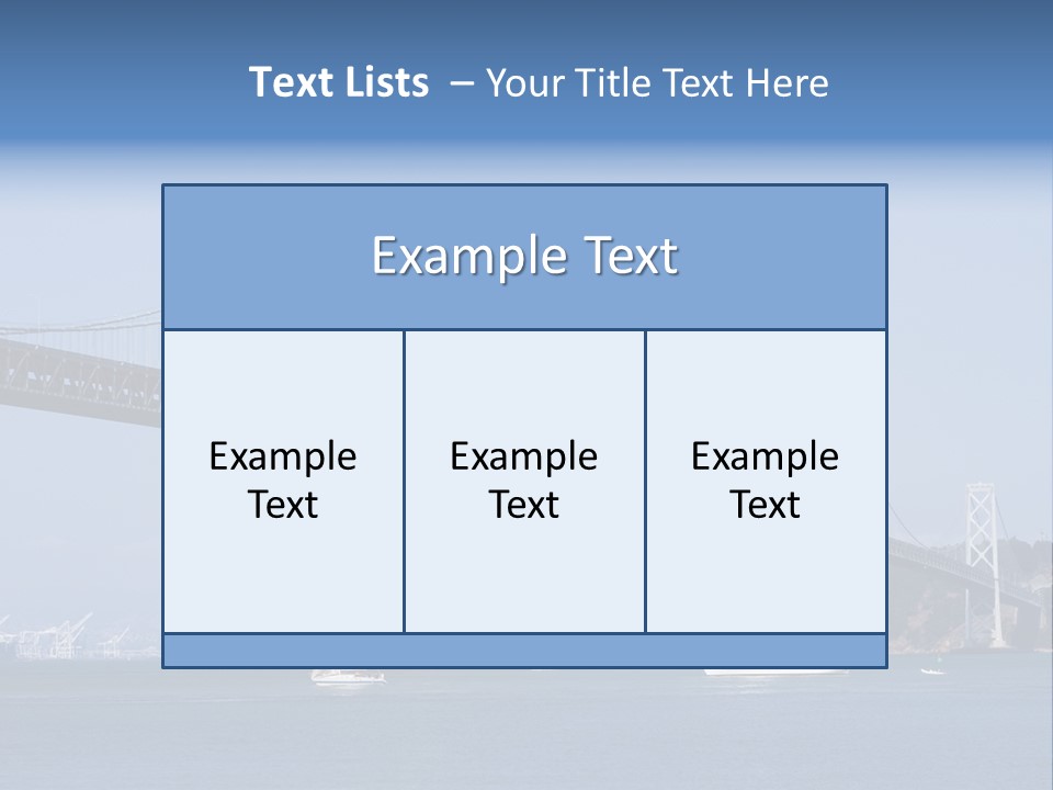 Pacific Ocean Oakland Bay PowerPoint Template