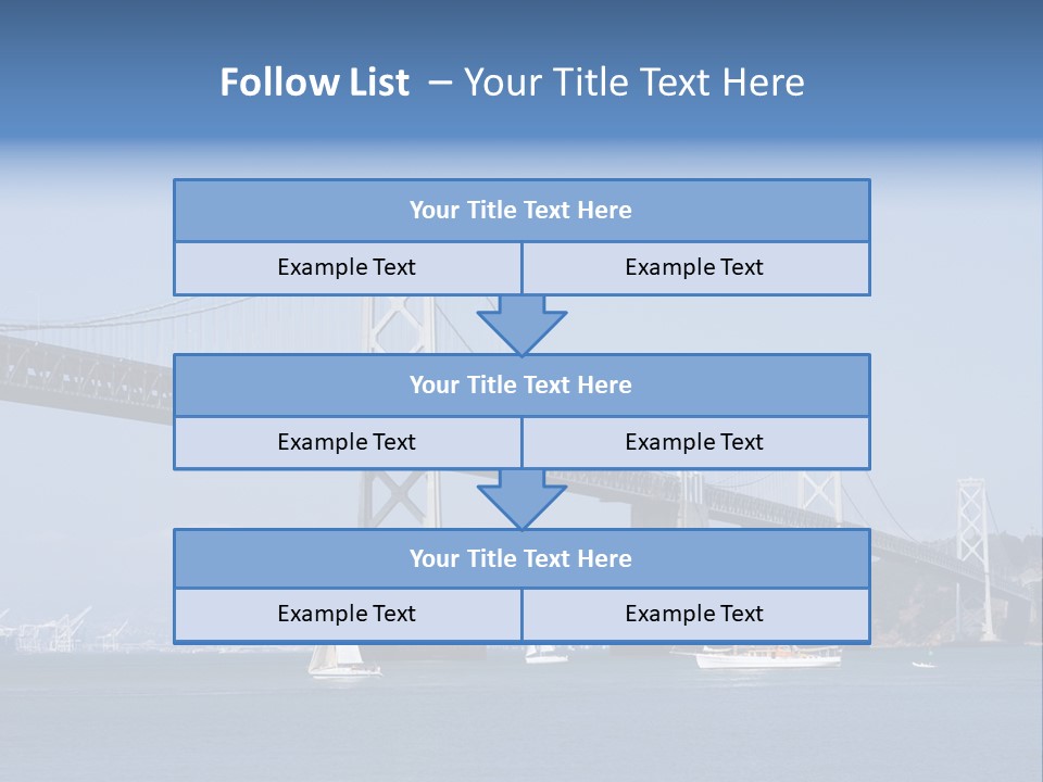 Pacific Ocean Oakland Bay PowerPoint Template