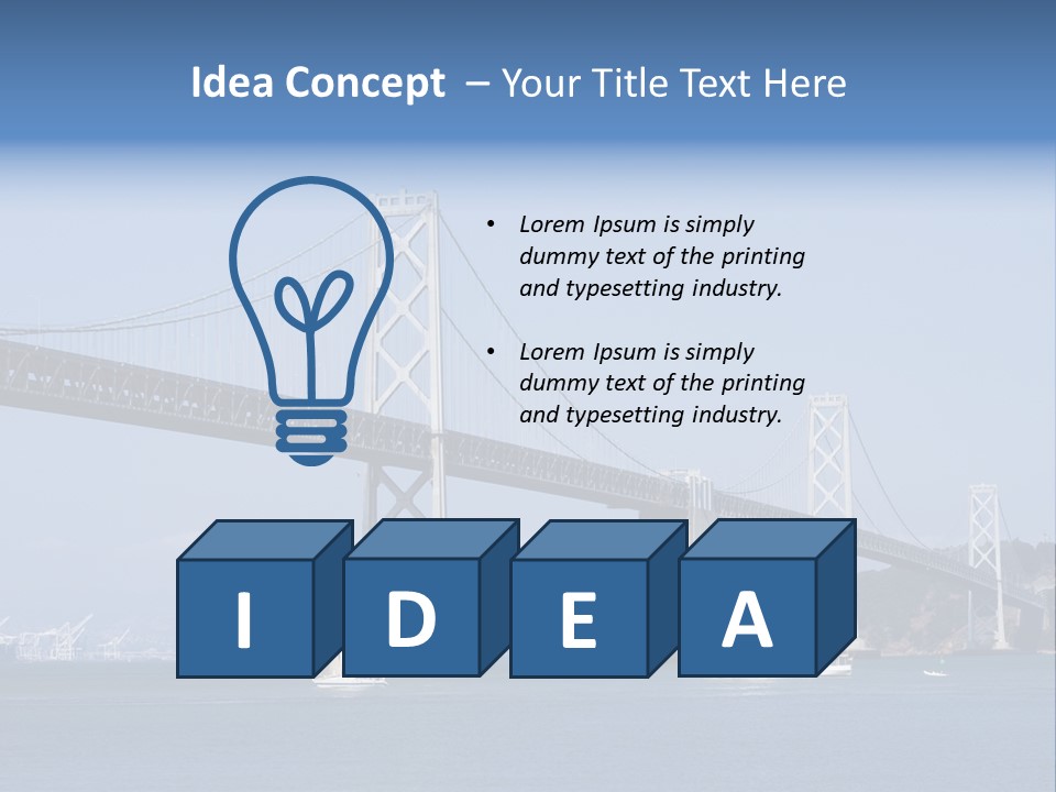 Pacific Ocean Oakland Bay PowerPoint Template