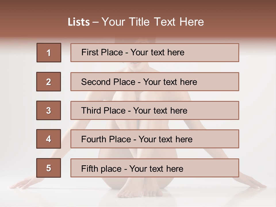 Beautiful Lovely Young PowerPoint Template