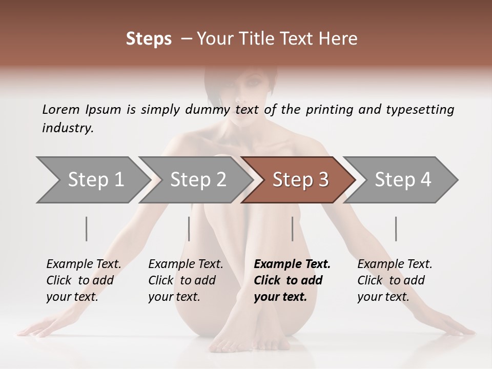 Beautiful Lovely Young PowerPoint Template